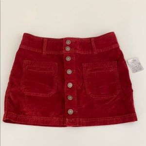 SOLD: NWT Free People Joanie Cord Skirt